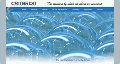 Desktop Screenshot of criteriondomes.com